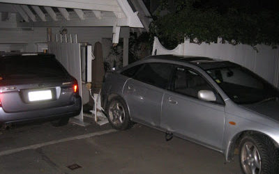 Car crash in Hobson St