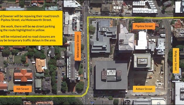 Bowen to Moore Street cable installation