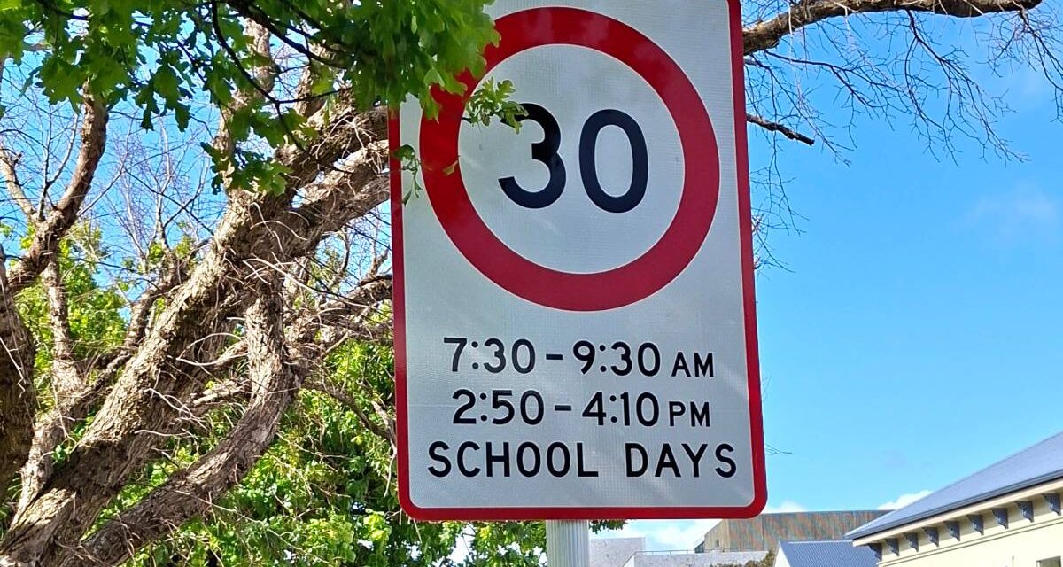 Variable Speed Limit project – Safe speed limits outside schools